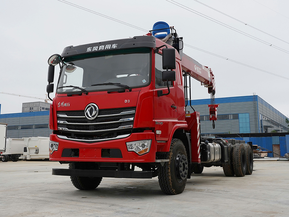 國(guó)六東風(fēng)暢行D3后雙橋新飛工12噸四節(jié)直臂吊機(jī)隨車(chē)吊