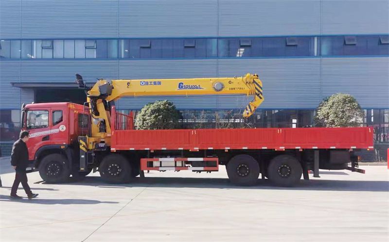  東風(fēng)華神DV5 前四后八 300馬力 徐工16噸隨車吊